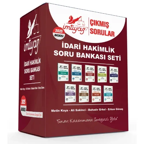 İMTİYAZ 2026 İdari Hakimlik Çıkmış Soru Seti