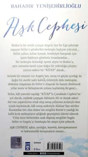 Aşk Cephesi Bahadır Yenişehirlioğlu Timaş Yayınları