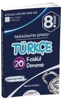 Paragrafın Şifresi 8. Sınıf LGS Türkçe Denemeleri 5 Sarmal 15 Genel