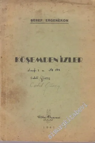 Köşemden İzler -        1941