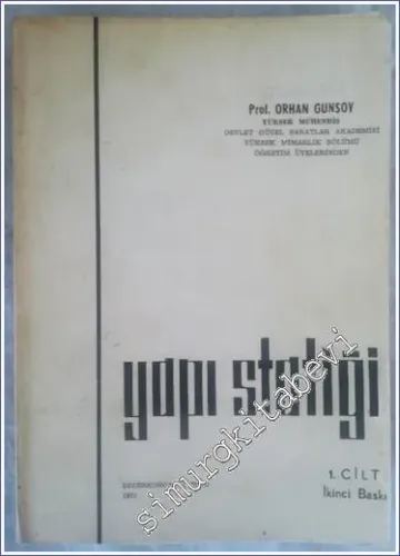 Yapı Statiği - Cilt 1 -