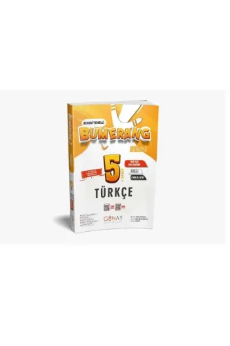GÜNAY 5.SINIF BUMERANG ETKİNLİKLİ TÜRKÇE