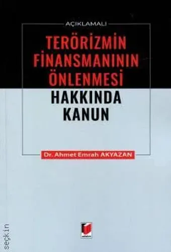 Terörizmin Finansmanının Önlenmesi Hakkında Kanun