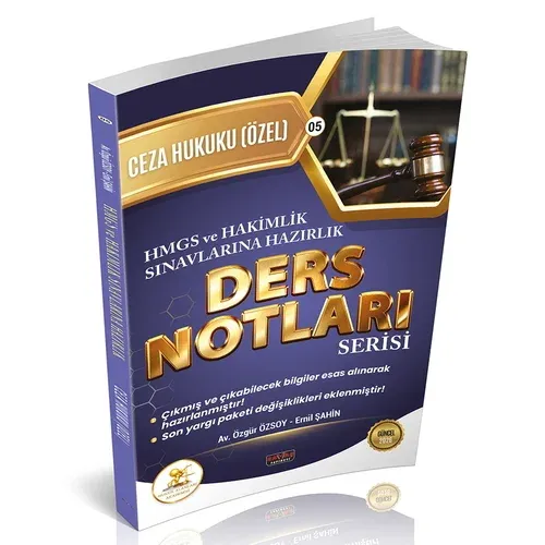 HUKAL HMGS Hakimlik Ceza Hukuku Özel Hükümler Ders Notları