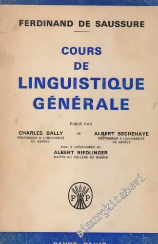 Cours de Linguistique Générale -
