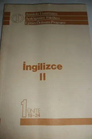 İngilizce II / 2 Cilt