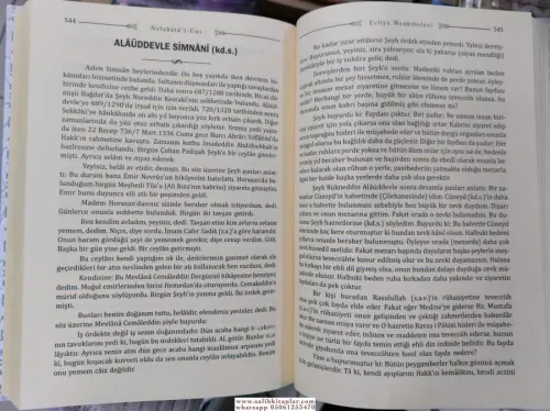 Nefahatül Üns - Evliya Menkıbeleri - Molla Abdurrahman Cami Mevlana Ab