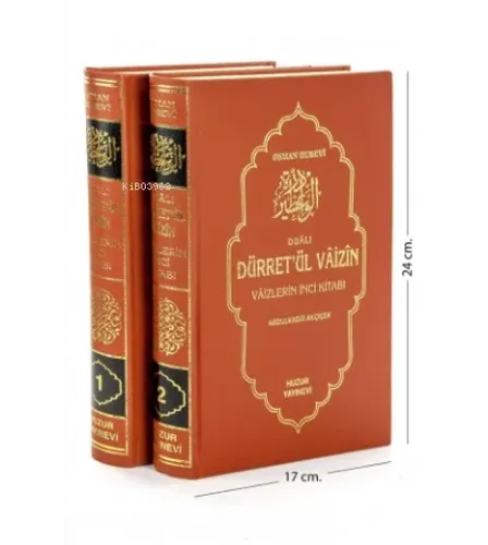 Dualı Dürretül Vaizin 2 Cilt Takım