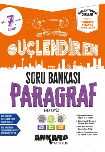Ankara 7. Sınıf Paragraf Güçlendiren Soru Bankası