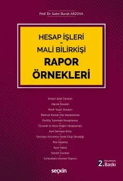 Hesap İşleri – Mali Bilirkişi Rapor Örnekleri Sabri Burak Arzova