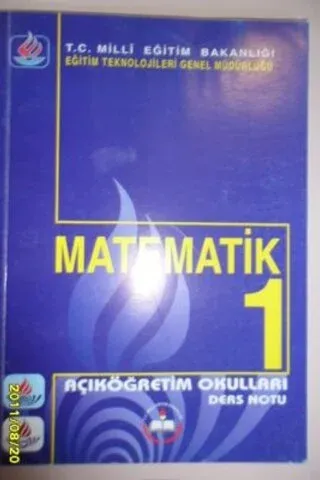 Matematik 1 Açıköğretim Okulları Ders Notu