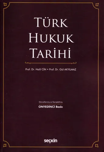 Türk Hukuk Tarihi Halil Cin