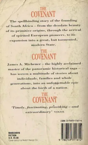 The Covenant (Cep Boy) James A. Michener Mandarin %60 indirimli