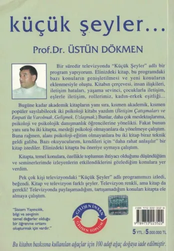Küçük Şeyler Üstün Dökmen Sistem Yayıncılık %55 indirimli
