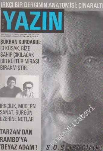 Avrupa'da ve Türkiye'de Yazın: Kültür Dergisi - İki Ayda Bir Yayınlanr - Sayı: 57    12  Kasım