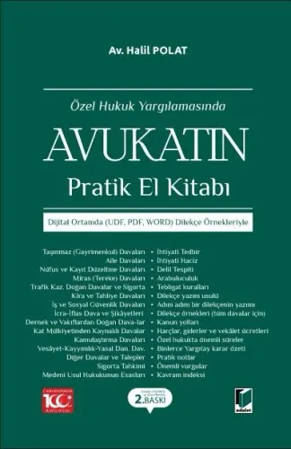 Özel Hukuk Yargılamasında Avukatın Pratik El Kitabı
