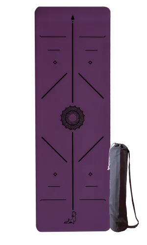 Focus Series 4.1 mm Mor Doğal Kauçuk Kaydırmaz Yoga Matı