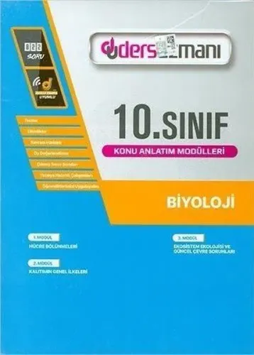 Ders Uzmanı 10. Sınıf Biyoloji Konu Anlatım Modülleri