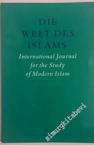 Die Welt des Islams: International Journal for the Study of Modern Islam - 2  39    July  1999