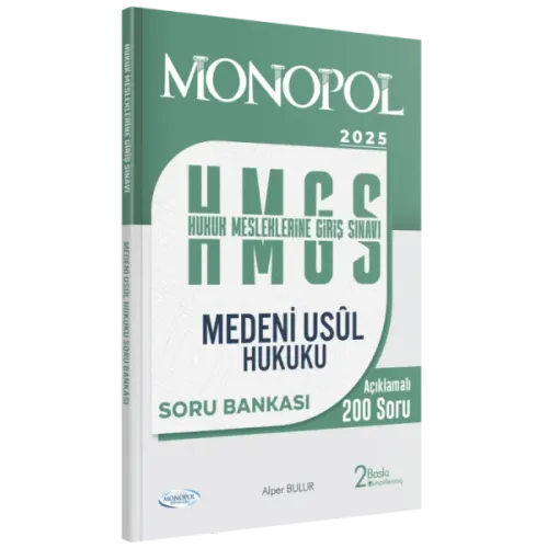 MONOPOL HMGS Medeni Usul Hukuku Soru Bankası