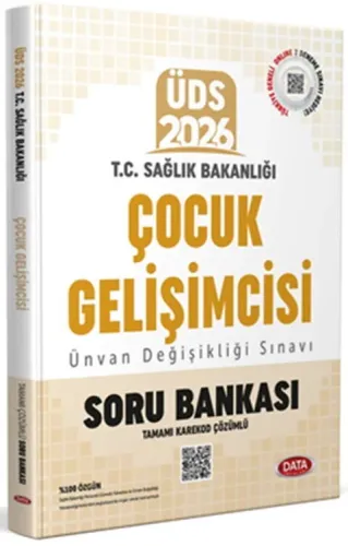 Data Yayınları 2026 T.C. Sağlık Bakanlığı ÜDS Çocuk Gelişimcisi Soru Bankası (Tamamı Karekod Çözümlü)