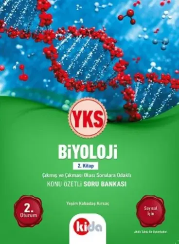 Kida YKS Biyoloji Konu Özetli Soru Bankası 2.Kitap 2. Oturum