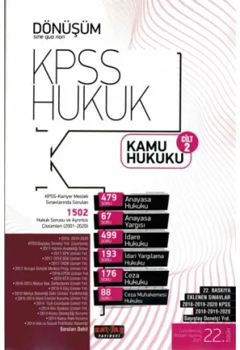 Kpss Hukuk Kamu Hukuku Cilt 2