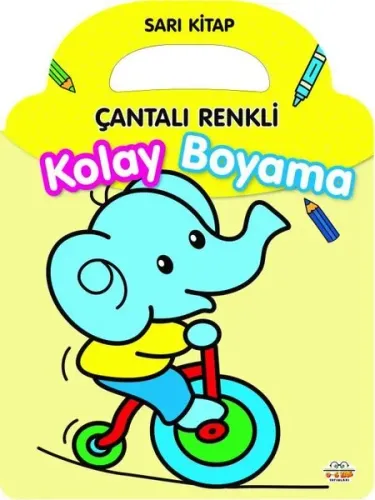 Çantalı Renkli Kolay Boyama- Sarı Kitap