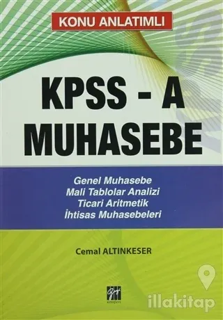 Konu Anlatımlı KPPS-A Muhasebe