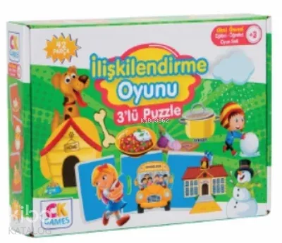 İlişkilendirme Oyunu Okul Öncesi Oyun Seti +3 Yaş