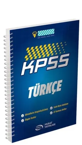 Murat Yayınları KPSS Türkçe Defteri