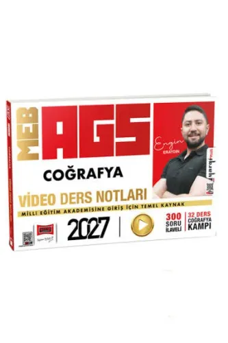 Yargı Yayınları 2027 MEB-AGS Coğrafya Video Ders Notları 300 Soru İlav