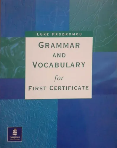 Grammar And Vocabulary For First Certificate