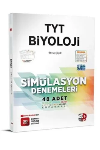 3D TYT BİYOLOJİ SİMULASYON DENEMELERİ
