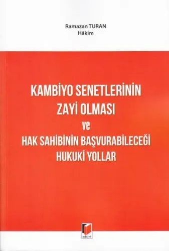 Kambiyo Senetlerinin Zayi Olması ve Hak Sahibinin Başvurabileceği Hukuki Yollar