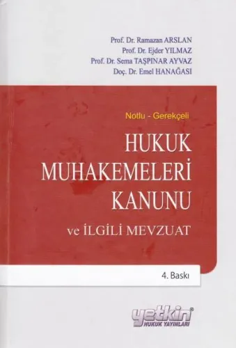 Hukuk Muhakemeleri Kanunu ve İlgili Mevzuat
