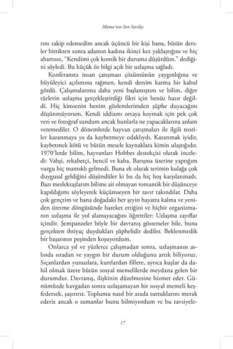 Mama'nın Son Sarılışı Frans De Waal