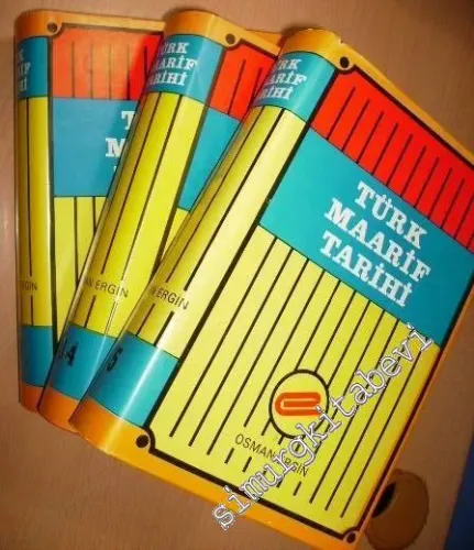 Türk Maarif Tarihi: İstanbul Mektepleri ve İlim, Terbiye ve San'at Müesseseleri Dolayısiyle 3 Cilt 5 Kitap TAKIM CİLTLİ -        1977