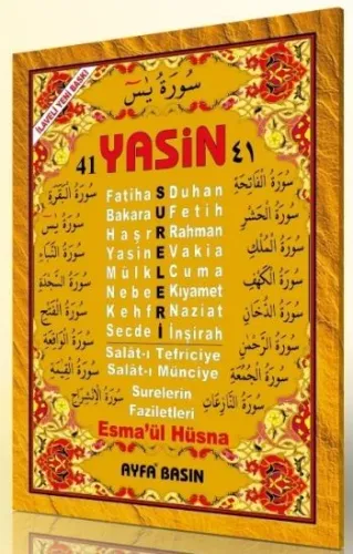 41 Yasin (Cep Boy-2 Renk-Arapça)