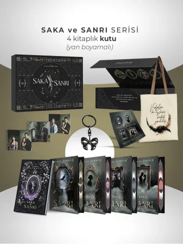 SET - SAKA VE SANRI SERİSİ (4 KİTAP ) - YAN BOYAMALI