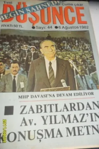 Yeni Düşünce Dergisi (1982 Ciltli) 3. Cilt Yeni Düşünce Dergisi (1982 Ciltli) 3. Cilt