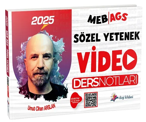 Dizgi Kitap Yayınları 2025 MEB AGS Sözel Yetenek Video Ders Notları