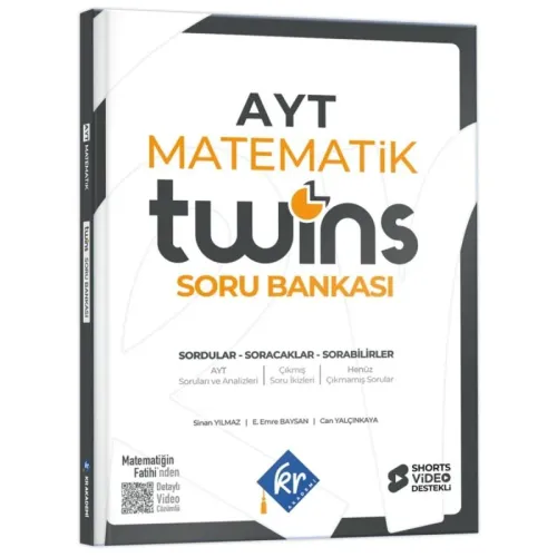 2027 AYT Twins Matematik Soru Bankası KR Akademi Yayınları