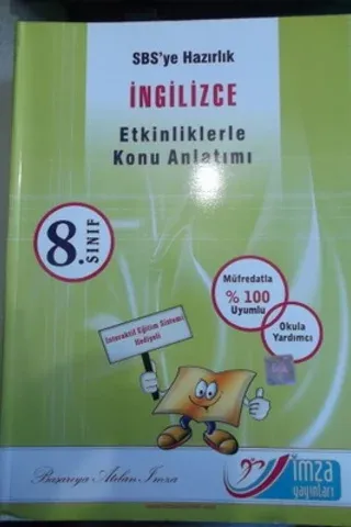 8.Sınıf İngilizce Etkinliklerle Konu Anlatımı