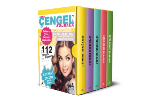 Süper Çengel Bulmaca 5 Kitap Kutulu Set