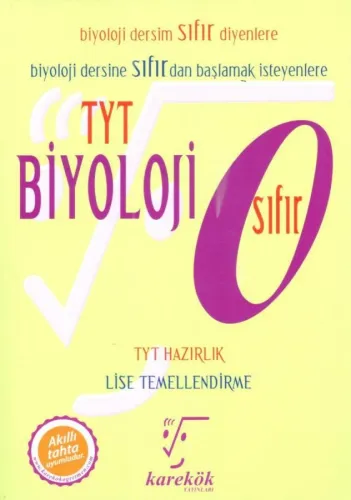 Karekök Yayınları TYT Biyoloji Sıfır