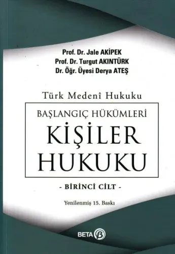 Kişiler Hukuku