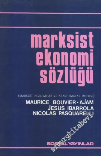 Marksist Ekonomi Sözlüğü -        1977