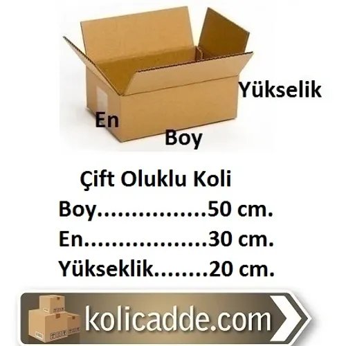 Karton Koli 50x30x20 cm.
