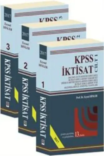 2017 KPSS İktisat (3 Cilt Takım)